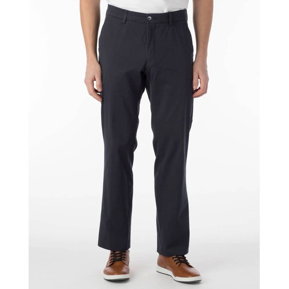 NEW BALLIN mansfield relaxed fit pima twill true khaki pants in navy